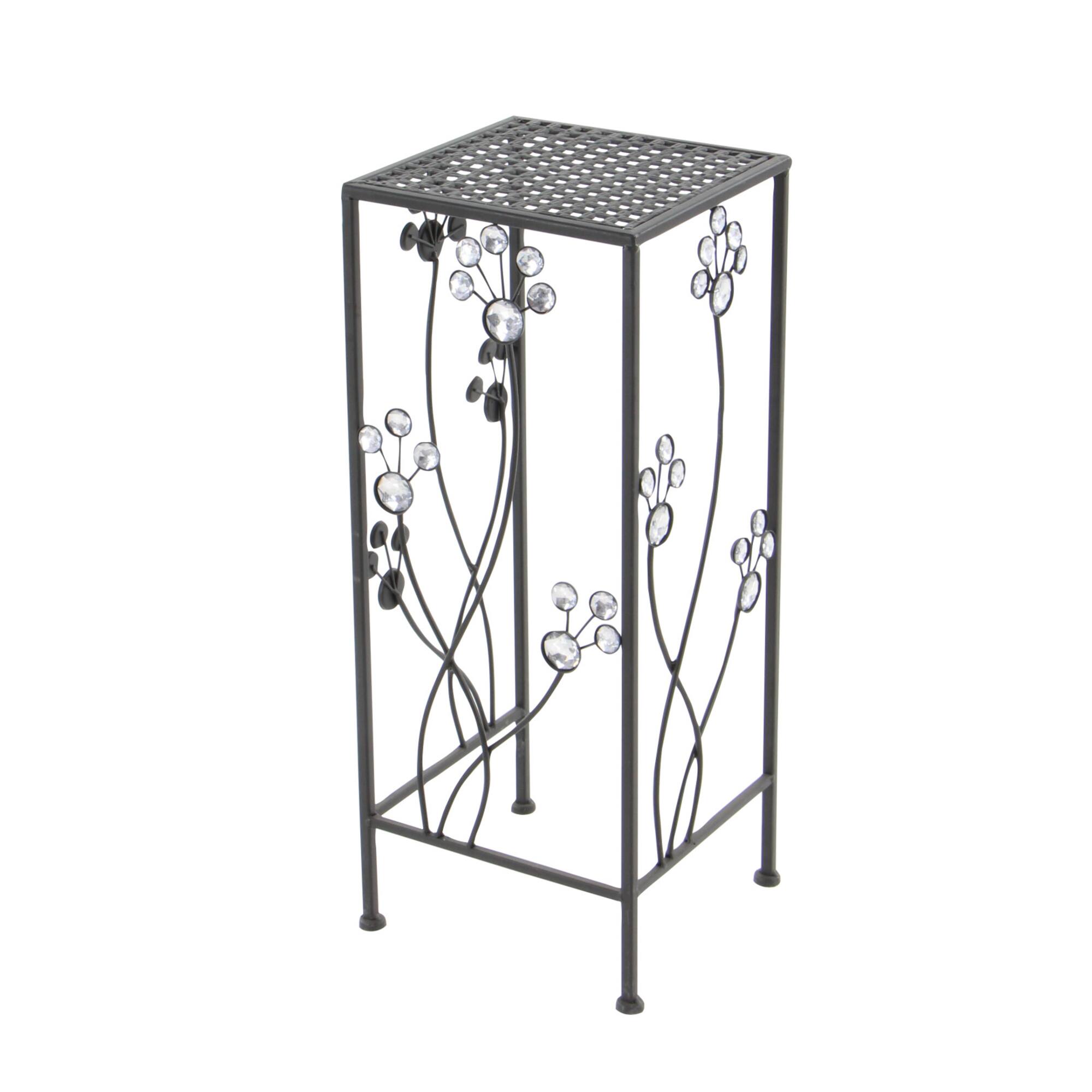 Black Metal Traditional Plantstand Set